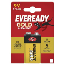 Energizer Eveready Gold Single-use battery 9 V Alkaline 9 V – Batteries (Single-use battery, 9 V, Alkaline, Flask, 9 V, 1 piece)