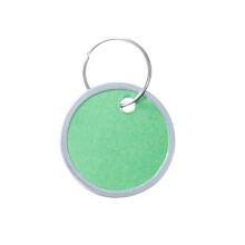 Targhette identificative rotonde in alluminio, vuote, per animali domestici, da intagliare e applicare su collane, 50 pezzi in colori assortiti.