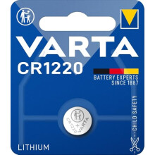 Varta CR 1220 (1–BL 6220 Lithium Button Cell Battery-Front Axle