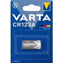 Varta Professional CR 123 A Lithium for Photographic, Digital, MP3, 1 Piece