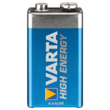 Varta High Energy Alkaline Battery 9 V Block 4922 – Pack of 1