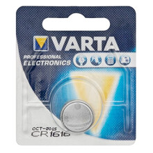 Lithium Button Cell Battery VARTA CR 1616. 55. 3 V Blister Pack of 1