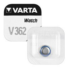 Varta Watch Battery V362 Bulk, 1.55 V, 21 mAh, AgO