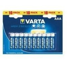 1x10 Varta High Energy AAA Micro