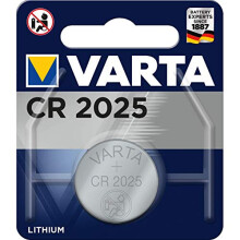 Varta CR2025 Lithium 3 V Non-rechargeable Battery – non-rechargeable batteries (Lithium, Button/coin, 3 V, CR2025, Silver, 20 mm)