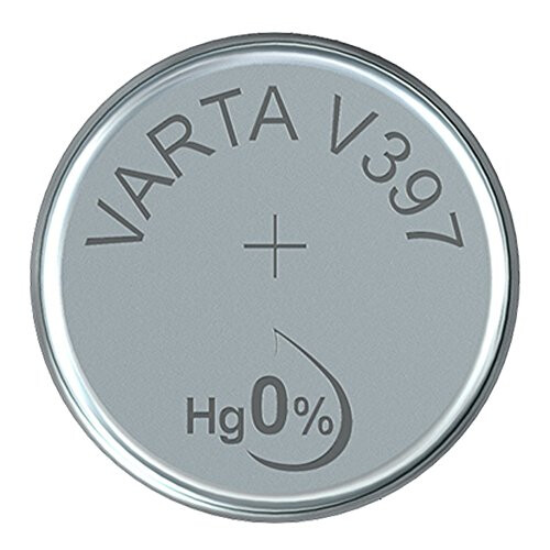 Varta 'Varta V397 Silver Oxide Button Cell 14501397 – Eye shadow Silver