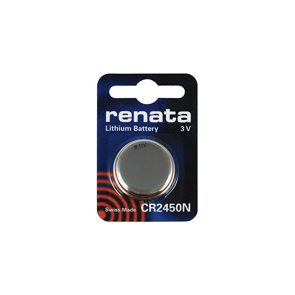 Renata Cr2450 Lithium Coin Cell Battery 3V Silver 4055325533159