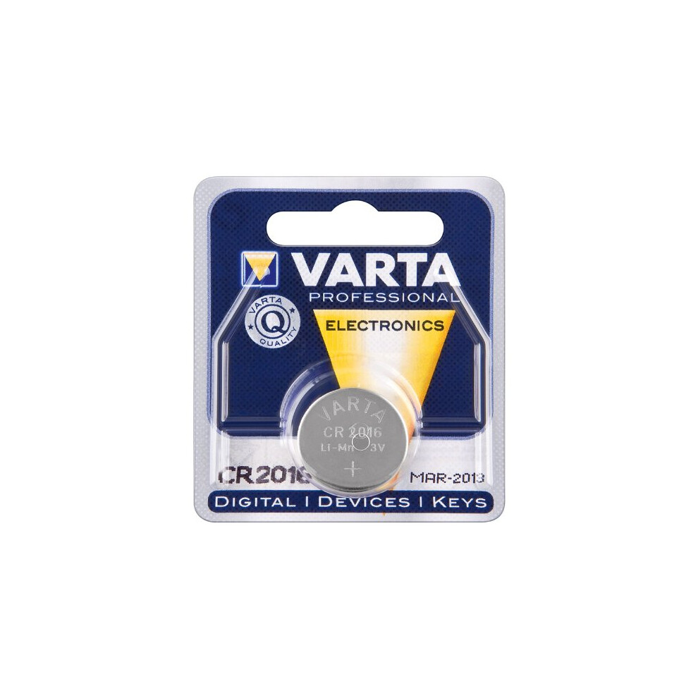 Varta 10 X Cr2016 Lithium Coin Cell Battery 3V 90Mah 4054436885195