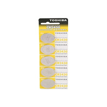 Lithium Battery CR2430 3V Toshiba 5 Units