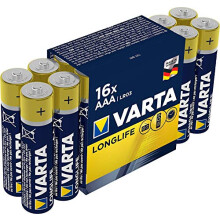 Varta Alkaline Battery AAA x 16 Long-Life LR03