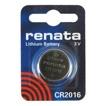 Renata 2 x CR2016 Lithium Coin Cells Batteries 3v Blister Packed Wrist Watch battery - Swiss Made - Button Cell Long Life Batteries (CR2016)