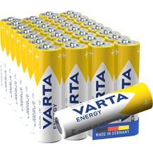 Varta Energy Batteries (AA Mignon Alkaline Battery Pack of 30)