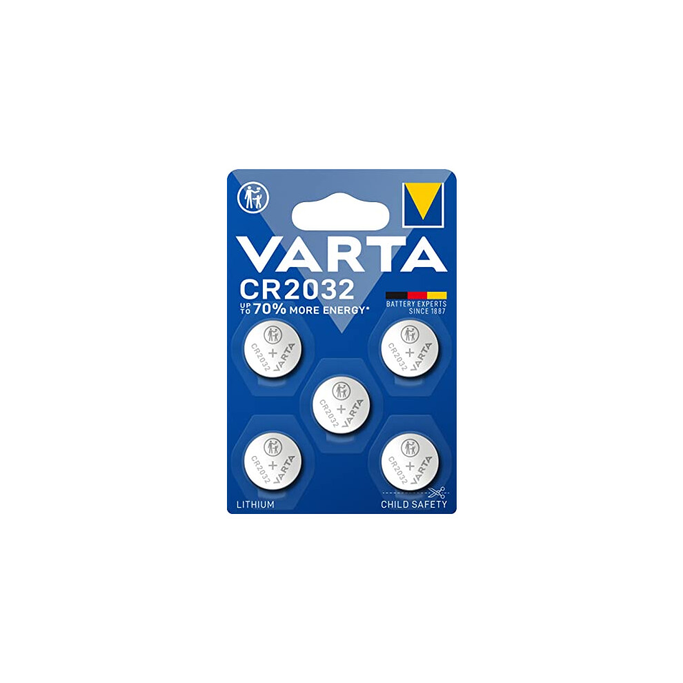 Varta Batteries Electronics Cr2032 Lithium Button Cell 3 V Battery Pack Of 50 Button Cells In Original Blister Packaging