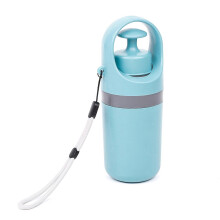 Paletta raccogli-escrementi per cani a forma di artiglio con dispenser di sacchetti integrato e impugnatura ergonomica.
