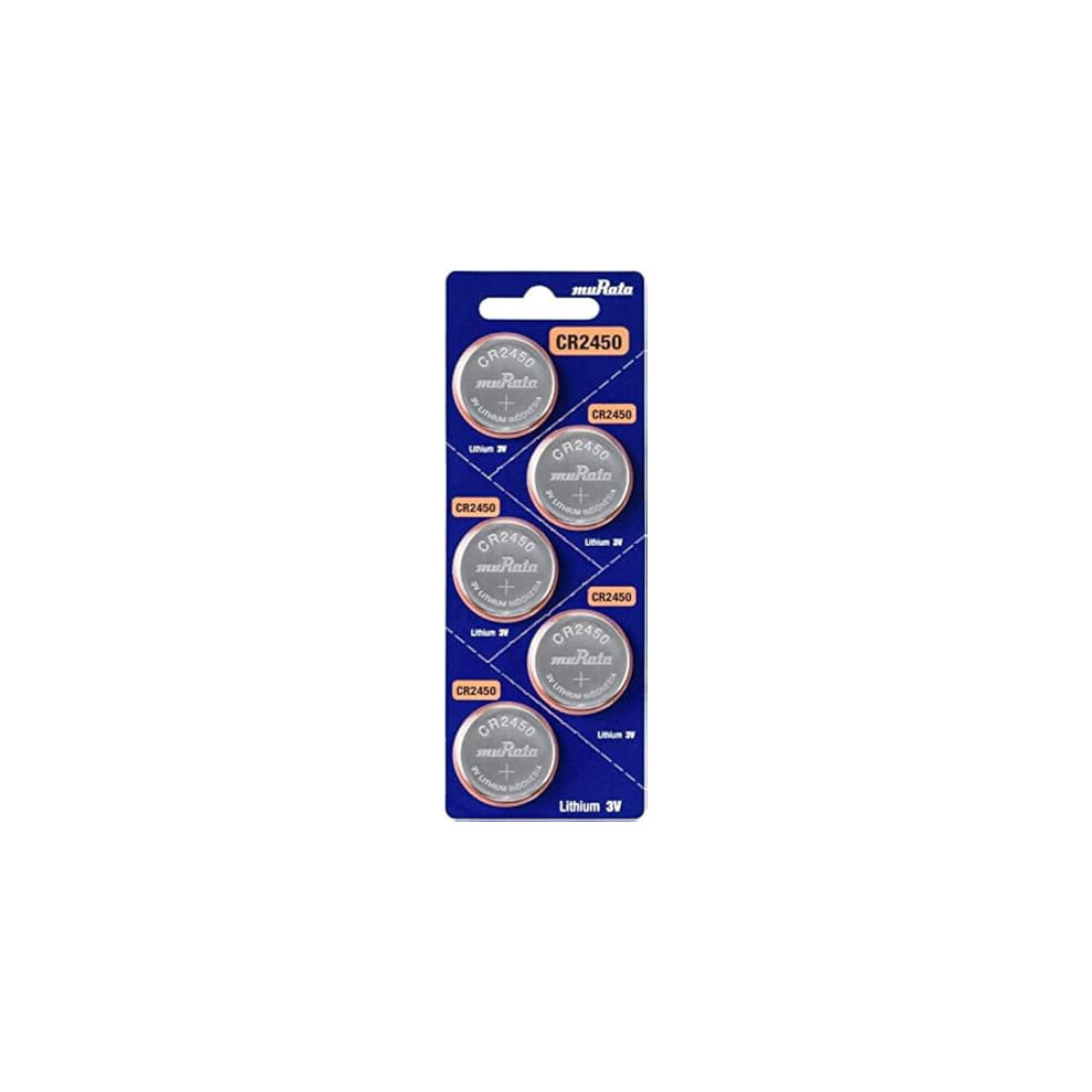 Murata 248414 Cr2450-Beabae Button Cell Cr 2450 Lithium 610 Mah 3 V Pack Of 5 4582503191189