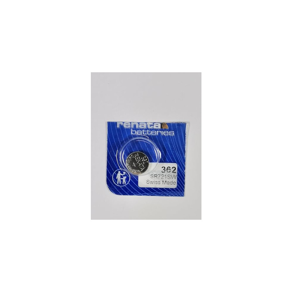 Renata Battery 362 Sr721sw 1.55V Swiss Made Silver 5053861546045