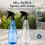 KEPLIN Water Spray Bottles (2 Pack) 600ml  Adjustable Nozzle for Mist & Stream Reusable 7