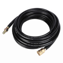 Black High Pressure Washer Hose 50ft 5800psi, 3/8inch Quick Connector, Compatible with Pressure Washers