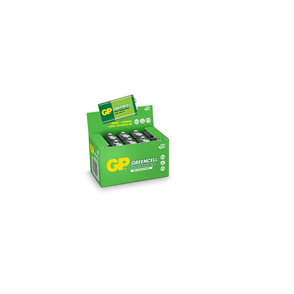 Gp Batteries Cell 9 V Zinc Chloride 9 V Non-Rechargeable Battery Â Non-Rechargeable Batteries (Zinc Chloride, Prismatic, 9 V, 9 V, ) Green 4891199001246