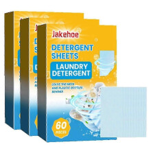 180pcs Laundry Paper Anti-Staining Clothes Tablets Strong Decontamination Laundry Detergent Bubble Sheet for Washing Accessories