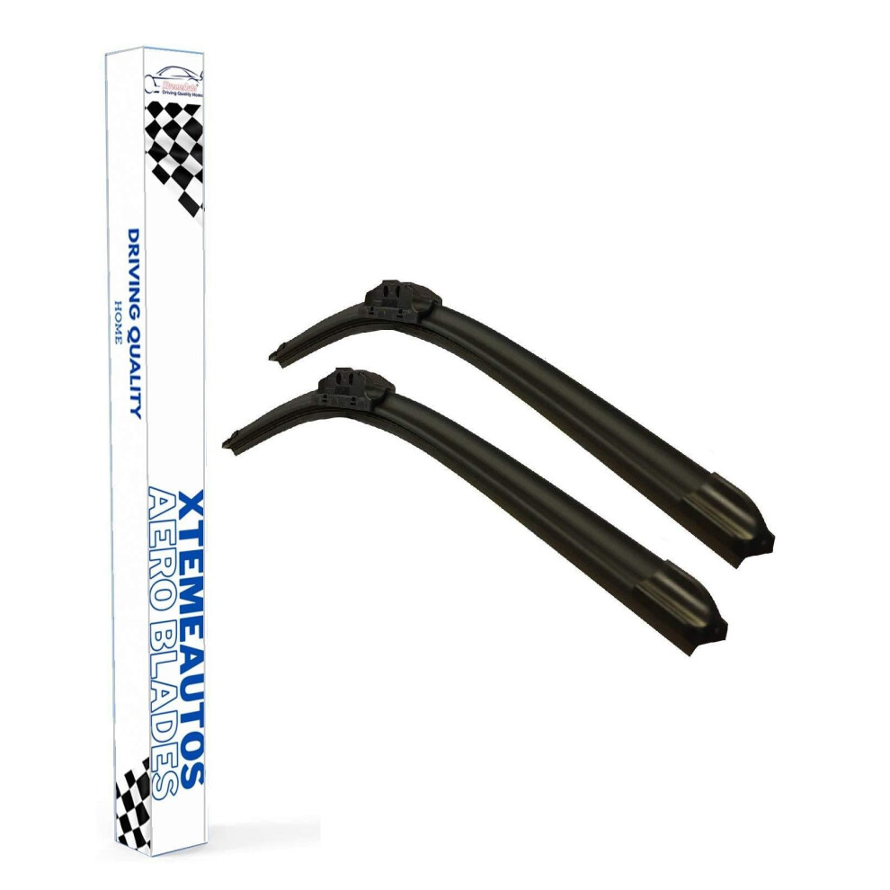 Xtremeauto Replacement Front Windscreen Wiper Frameless Blade Kit - 2X Blades For Lexus Is Saloon Aug 2005 To Mar 2013 5052370732369