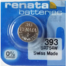 Renata 393 SR48W Silver Oxide Watch Battery 1.55v Blister Packed