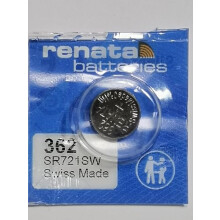 Renata Battery 362 SR721SW SILVER 1.55V SWISS MADE (Electronic / Batteries / Watch Batteries)