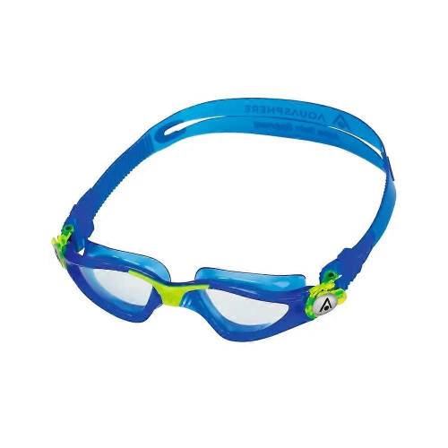 (Blue/Yellow) Aqua Sphere Kayenne Junior Swim Goggles