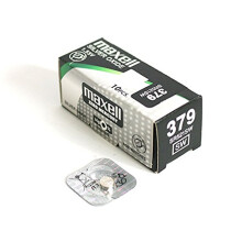 Silver Oxide Button Battery 379 / SR521SW (Box of 10 Batteries)