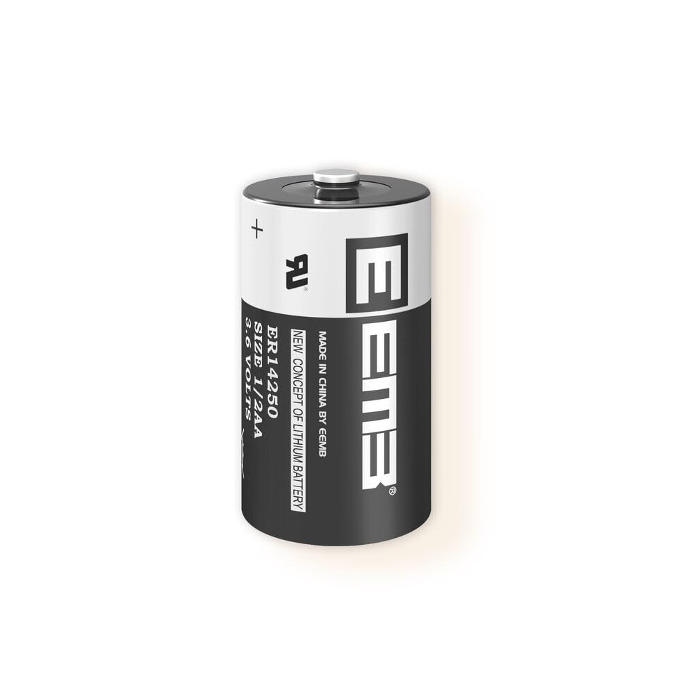 Eemb Er14250 1/2Aa 3.6V 1200Mah Lithium Battery Li-Socl₂ Non-Rechargeable Xl-050F Sb-Aa02 Ls14250 Tl-5902 Tl-2150 For Dogwatch Dog Collar And Some 6933952671100