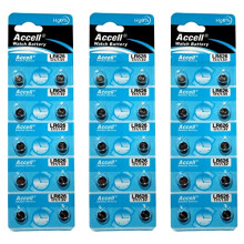 Accell Watch Battery 377 or LR626, AG4 1.5V, Coin Cell/Button (3-Packs (LR626))