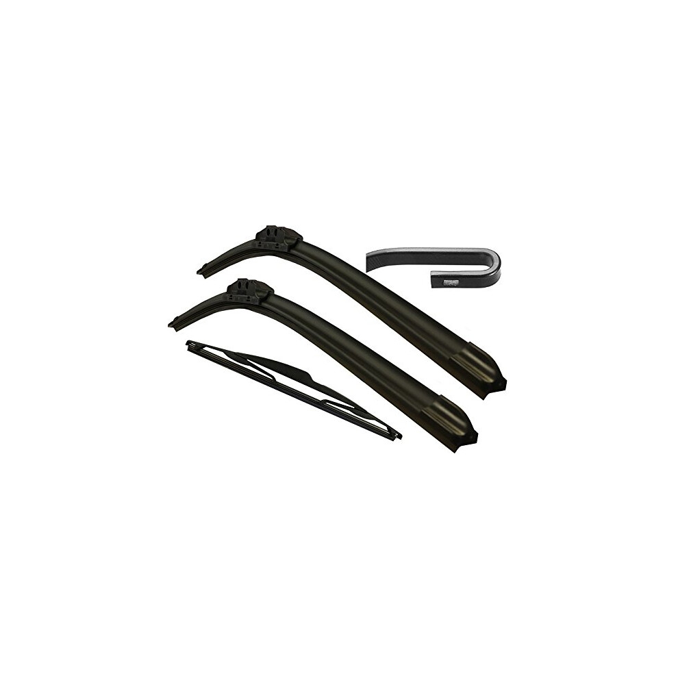 Xtremeauto? Front & Rear Window Windscreen Replacement Flat Aero Wiper Blades | Astra G Mk4 Hatchback (1998 To 2004)| 5052370494700