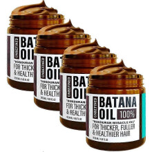 (4) Batana Oil from Honduras - Get Fuller, Thicker, Healthier Hair - Great Men Conditioner Haircare Silky - Hair Nutrition oil