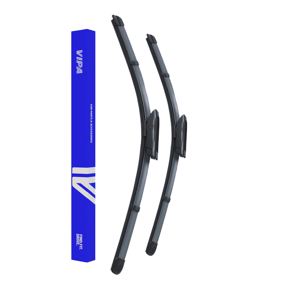 Vipa Car Parts Premium Wiper Blade Kit | Fits: Fiat Fiorino Van (Nov 2007 Onwards) | All-Weather Performance | Durable, Streak-Free Windshield Wipers 5056162274181