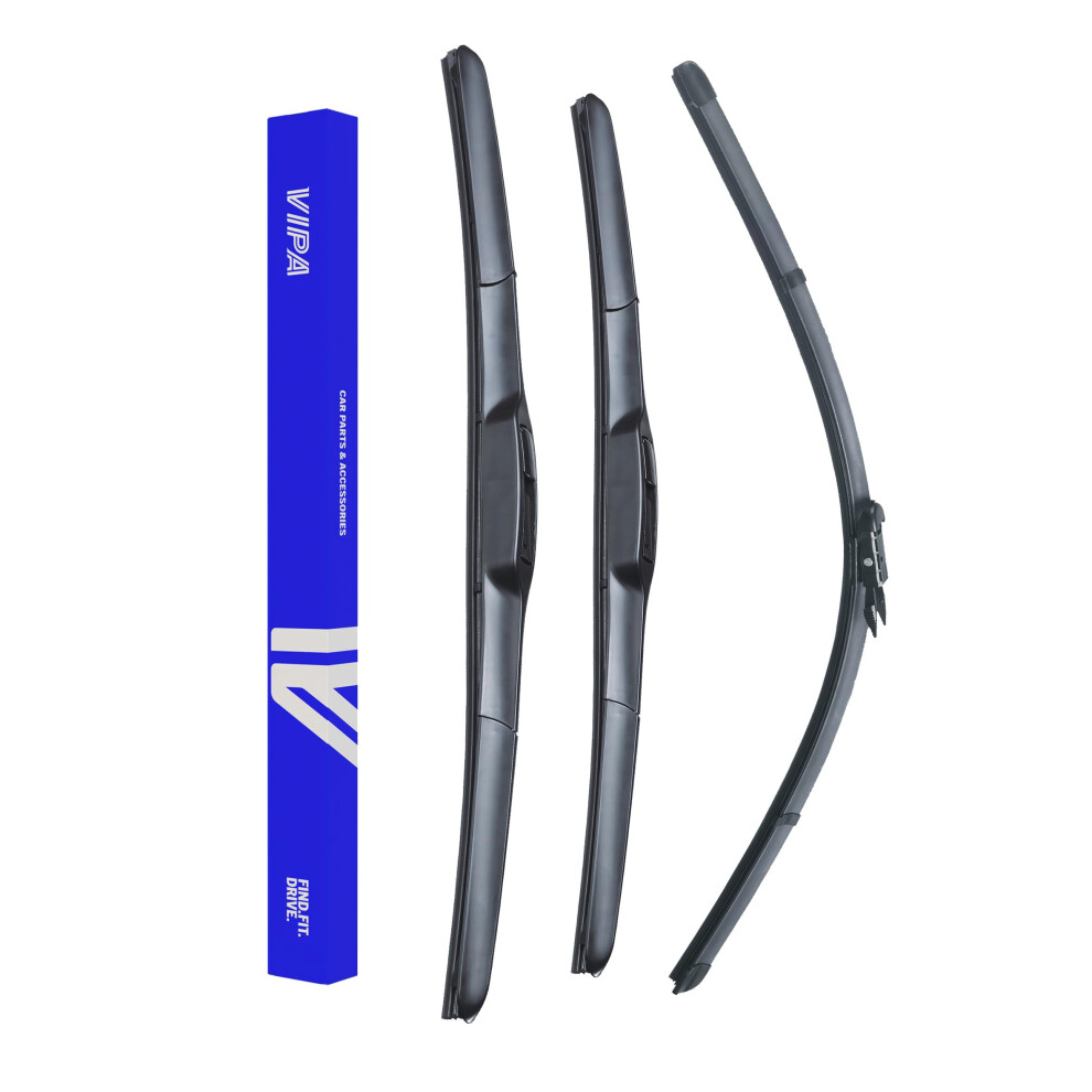 Vipa Car Parts Premium Wiper Blade Set | Fits: Opel Insignia Hatchback (Jul 2008 To Mar 2017) | All-Weather Performance | Durable, Streak-Free 5056162284197