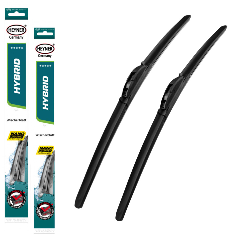 New Beetle 1997-2010 Heyner German Hybrid Windscreen Wiper Blades Front 21"21" Hh2121h 5055668232183