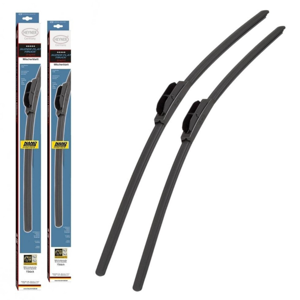 Heyner Flat Truck Commercial Windscreen Wiper Blades 3 X 22" (560Mm) To Fit: Daf Xf 95, 105 Hft222222bh 5055668258886
