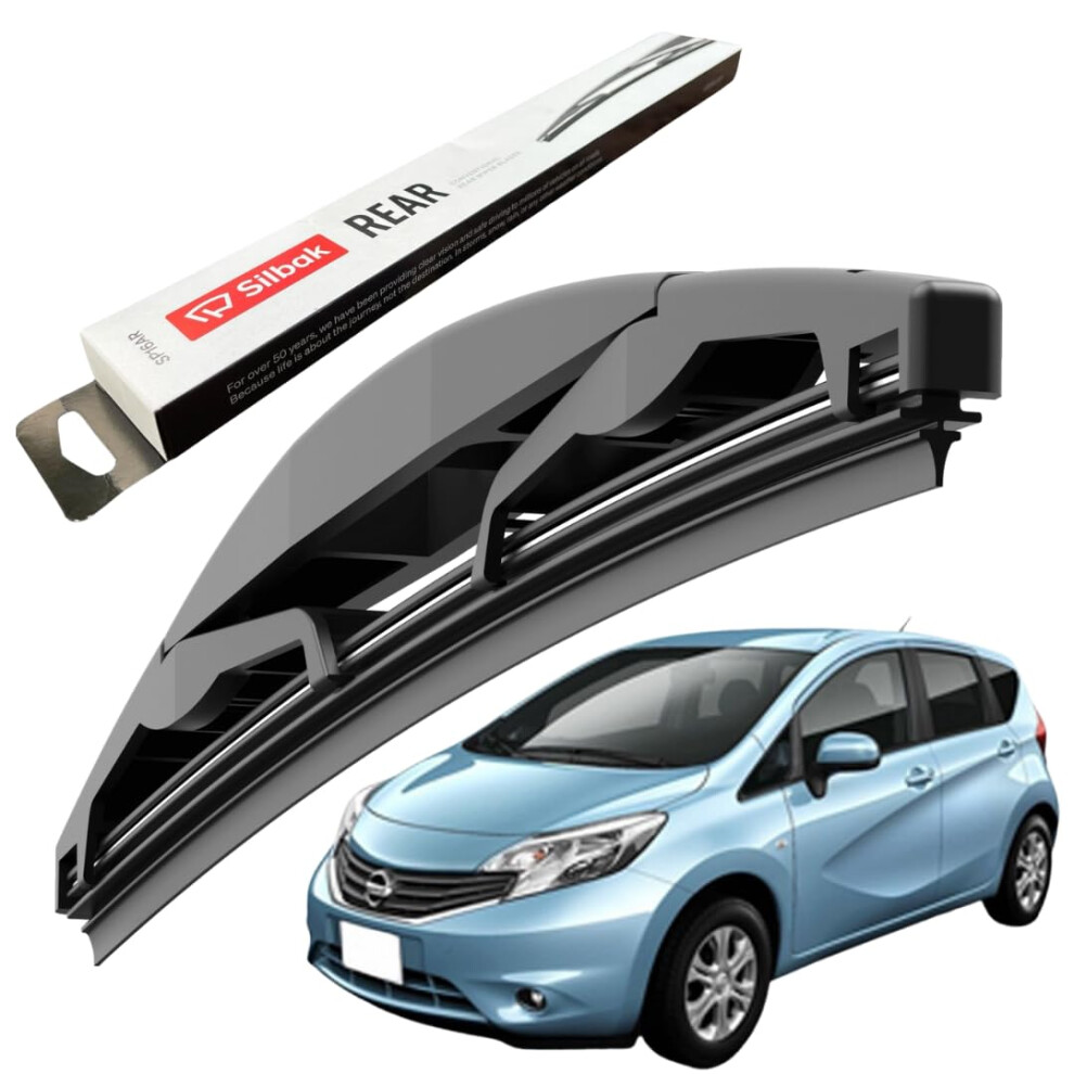 Silbak Rear Windscreen Wiper, For Nissan Note (2013 Onwards) Rear Wiper Blade, 330Mm 5056807423851