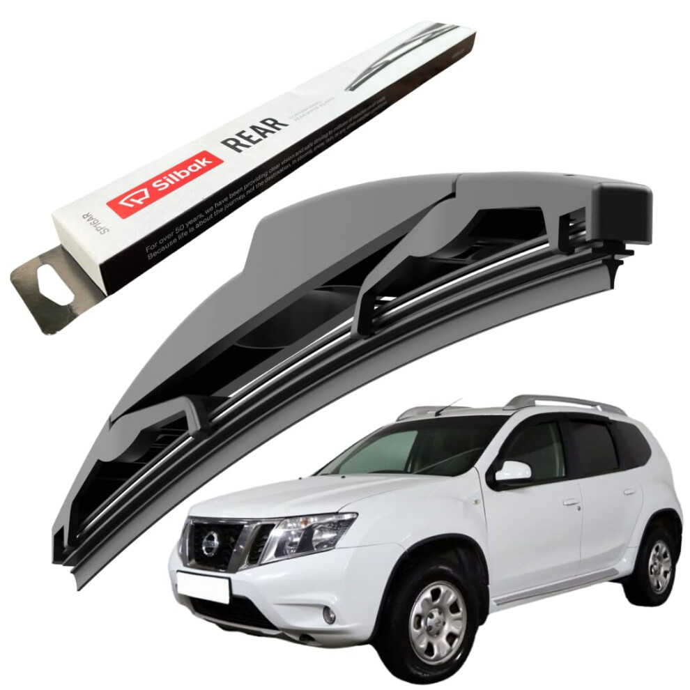 Silbak Rear Windscreen Wiper, Fits For Nissan Terrano (12/2016 Onwards) Rear Wiper Blade, 350Mm 5056807428283
