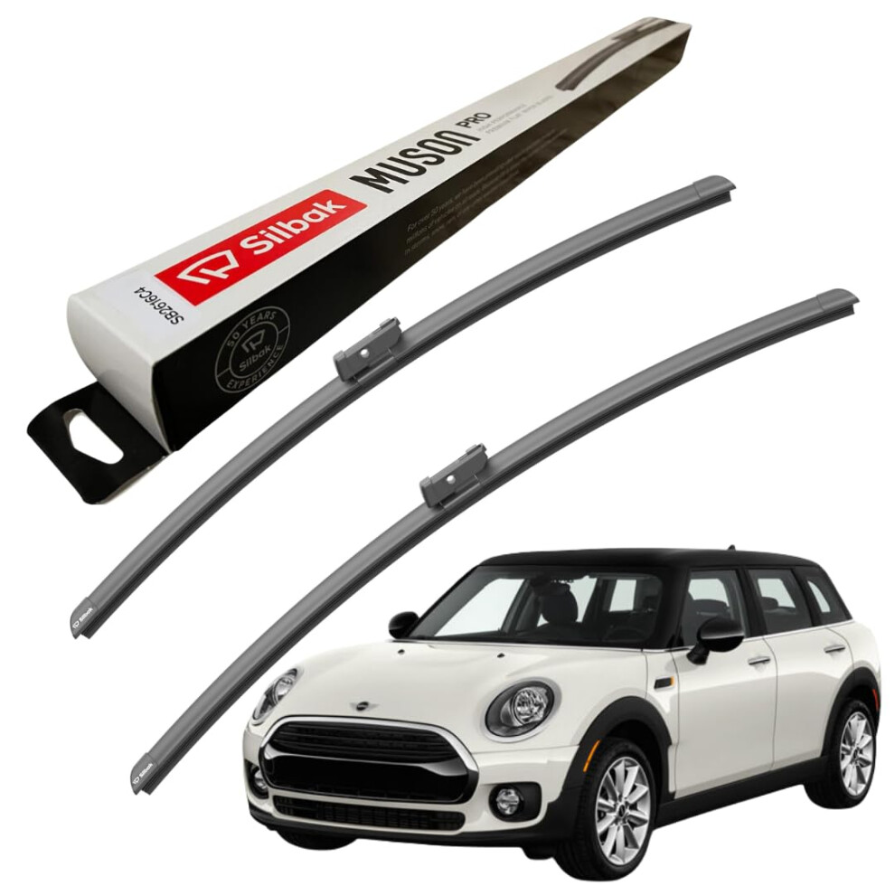 Silbak Windscreen Wipers, Fits For Mini Clubman F54 (09/2015-12/2023) Front Wiper Blades, 550Mm/500Mm 5056807431528