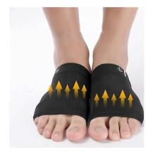 Arch Support Sleeves for Flat Feet with Holes, Plantar Fasciitis Relief, Overpronation, Peroneal Tendonitis, 4 Pair