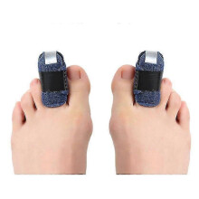 Portable Blue Small Toe Splints for Straightening Hammer Toe Corrector Toe Straightener Finger Support Brace Stabilizer Women Men Broken Toe SupportRe