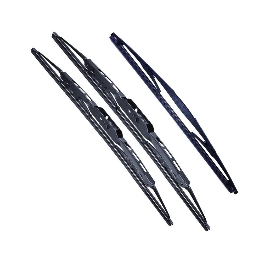 Jazz Mk 3 Mpv Oct 2008 To Apr 2016 Windscreen Wiper Blades Set - M.o.t. Test Compliant 5056162200579