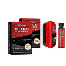 Car Cleaner Glass Oil Film Remover Windshields Cleaning Liquid Set 2024,2pcs