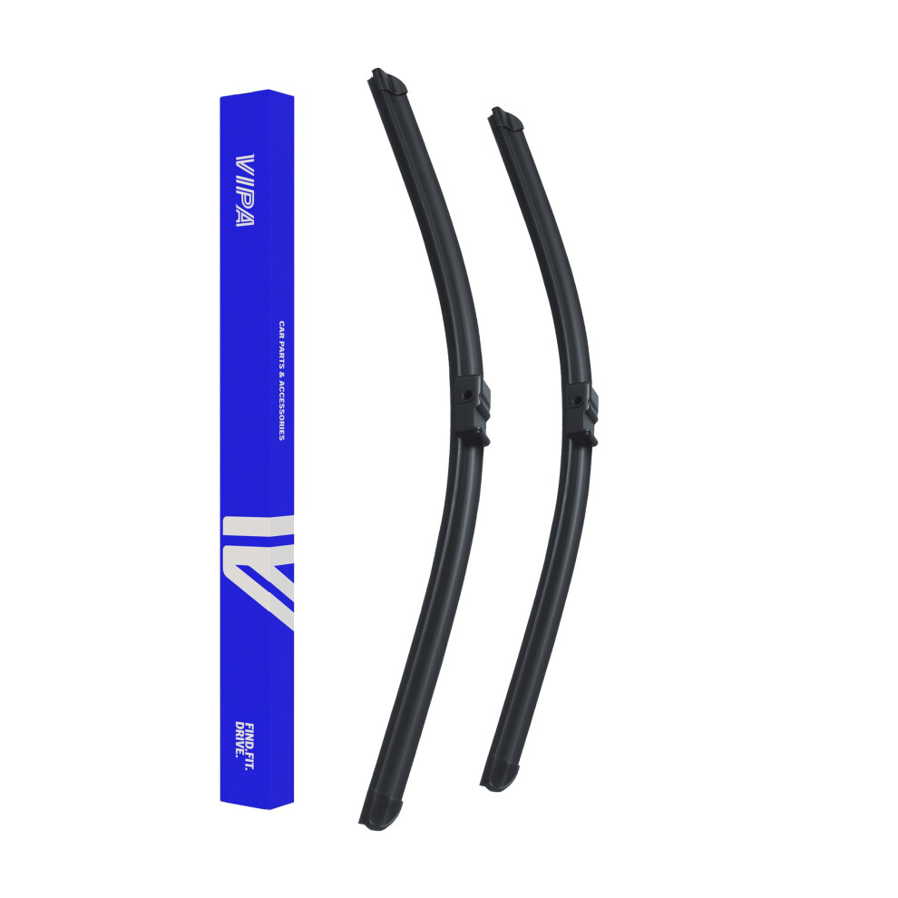 Vipa Car Parts Premium Wiper Blade Kit | Fits: Ford C-Max Mk1 Mpv (Feb 2007 To Dec 2010) | All-Weather Performance | Durable, Streak-Free Windshield 5056162272408