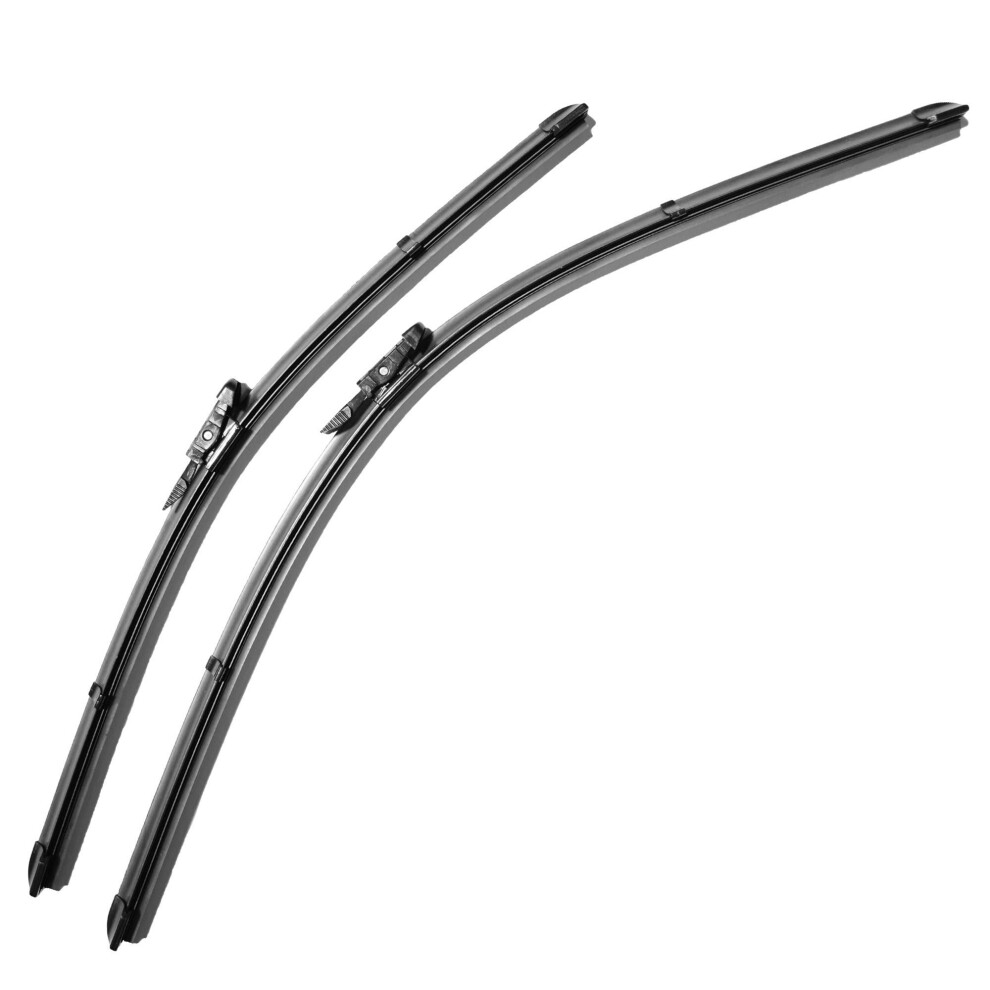 Jagxf (Al Flat Aero Windscreen Pinch Tap Fittment Front Wiper Blades Pinch Tap 22" 19" Flat 5902631548393