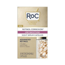 ROC RETINOL CORREXION LINE SMOOTHING NIGHT SERUM CAPSULES 30 CT