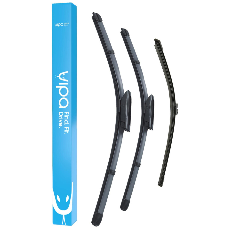 Vipa Wiper Blade Set Fits: Mini Mini Clubman Estate Jun 2012 To Nov 2014 5056294225785