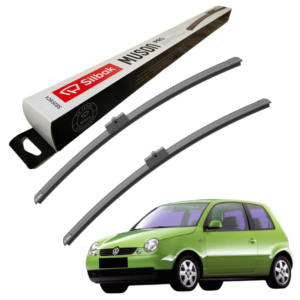 Silbak Windscreen Wipers, Fits For Vw Lupo (06/2003-07/2005) Wiper Blades, 480Mm/480Mm 5060920847661