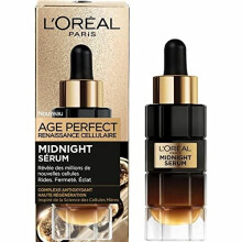 L'Oréal Paris - Midnight Anti-Ageing Face Serum - Anti-Wrinkle, Radiance & Firmness Care - With Protective Antioxidant Complex - For All Skin Types -